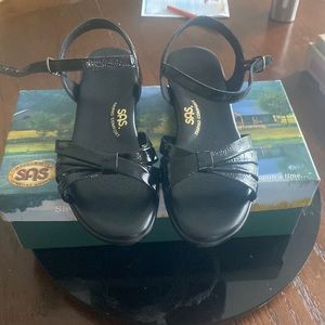SAS strap oy black sandal